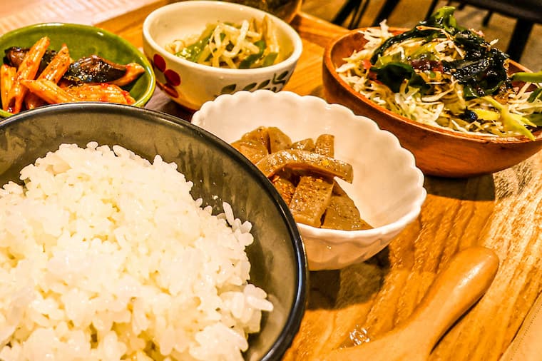 カフェで提供する代表のセット